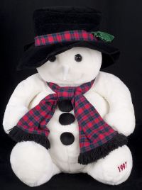 Commonwealth Snowden the Snowman 1997 Collection Christmas Plush